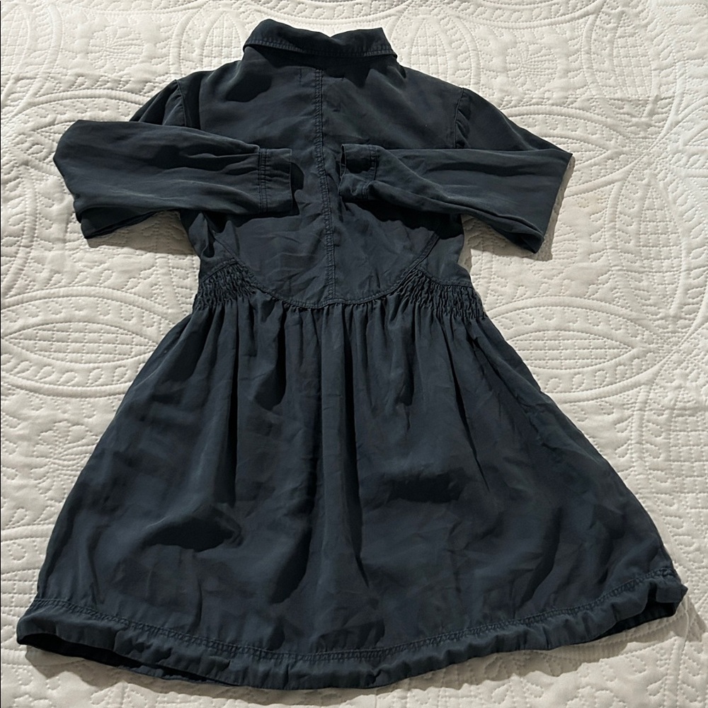 Kids Long-Sleeve Collared Dress - SZ: 9-10 - Picture 2 of 5